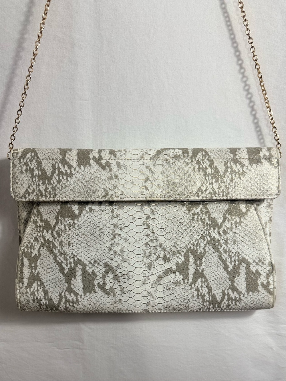 Urban Expressions Vegan Snakeskin Vintage Clutch